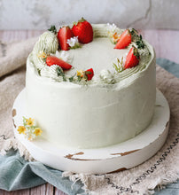 Load image into Gallery viewer, Hands-on Matcha (or Bluepea) Cream Cheese Fruit Cake Workshop