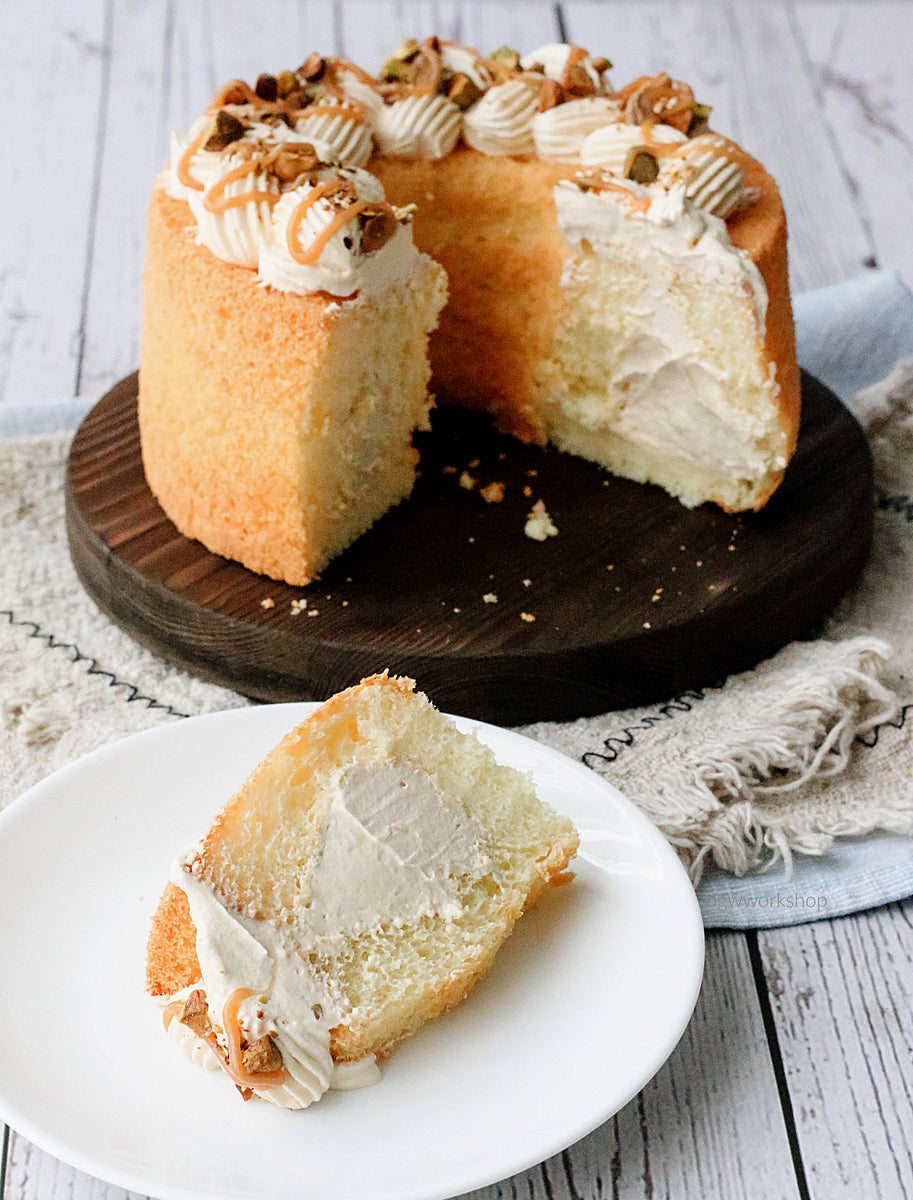 Handson Japanese Milk Jam Iced Chiffon Cake & Nutty Chai Chiffon Poun