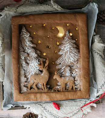 Hands-on 3D Gingerbread Christmas Scene Cookie Workshop