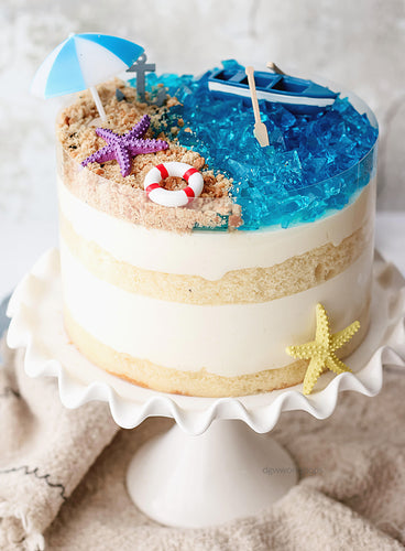 Hands-on Pineapple Coconut Mousse Beach Cake Workshop