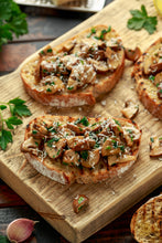 Load image into Gallery viewer, Hands-on Baked Chicken or Beef, Spinach and Ricotta Cannelloni &amp; Garlic Mushroom Crostini Workshop