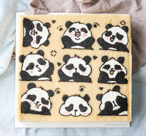 Hands-on Panda Salted Caramel Oreo Cream Cake Workshop