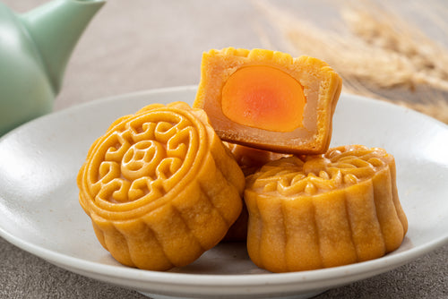 Hands-on Salted Egg Yolk Moon Cake and Fruit & Nuts Moon Cakes Workshop