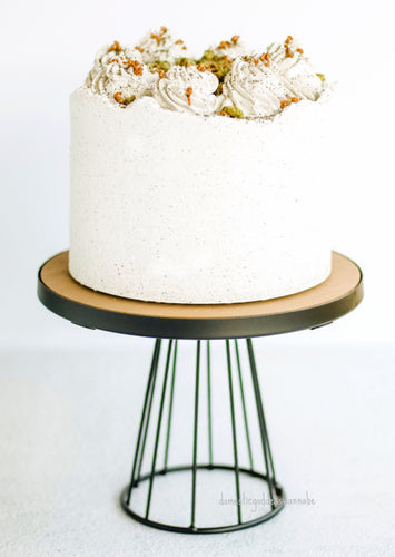 Hands-on Green Tea Azuki and Black Sesame Cream Cake
