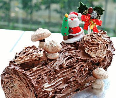 Hands-on Dark Chocolate Yule Log Cake Workshop