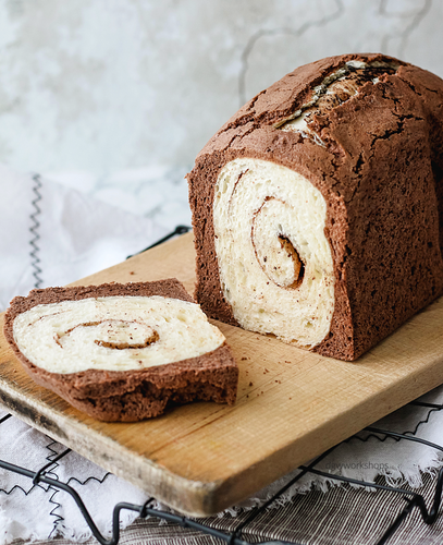 Hands-on Cocoa Cake-Toast Loaf and Taro Goji Berry Buns Workshop