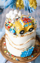 Load image into Gallery viewer, Hands-on Vroom Vroom! Funfetti Cookie Dough Cake with Low-Sugar Swiss Meringue Buttercream