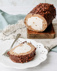 Hands-on Dark Chocolate Hazelnut Roll and Almond Snow Top Salted Caramel Cake Workshop
