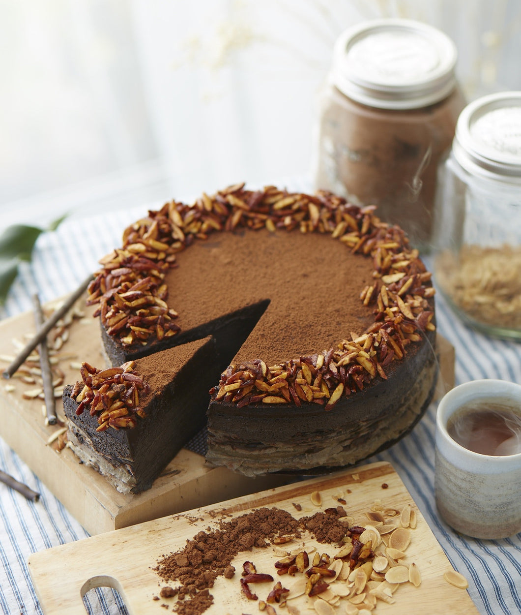 Hands-on Dark Chocolate Almond and Coconut Streusel Cake Workshop