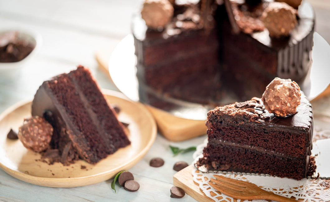 Hands-on Dark Chocolate Ferrero Rocher Cake
