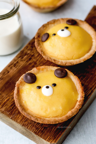 Hands-on Salted Egg Custard Tart and Cream Cheese Biscuit Cubes Workshop